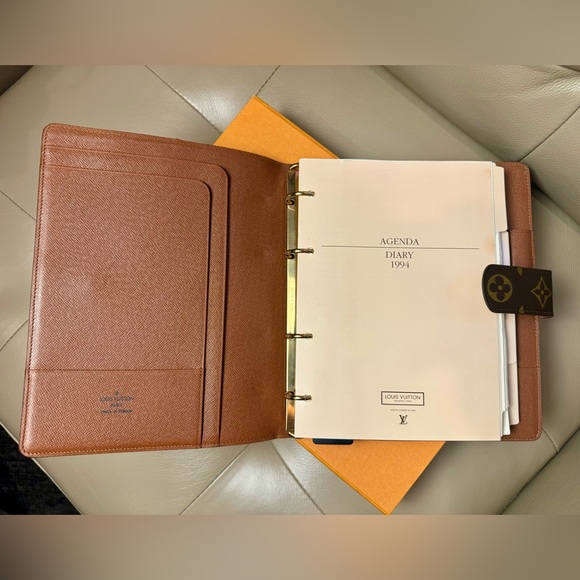 Sold x x x Louis Vuitton Large Ring Agenda cover Vintage monogram - Picture 5 of 14